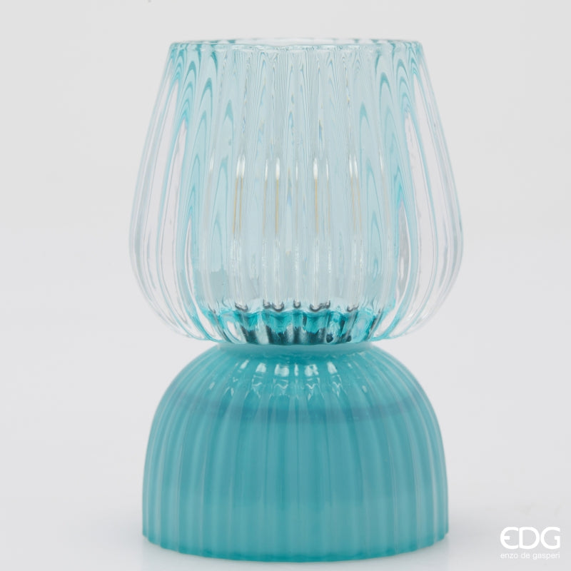 Lampada da Tavolo LED Biforma a Righe EDG – Design Moderno ed Elegante