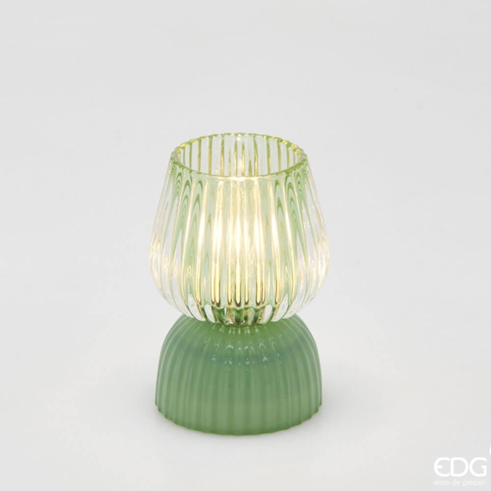 Lampada da Tavolo LED Biforma a Righe EDG – Design Moderno ed Elegante