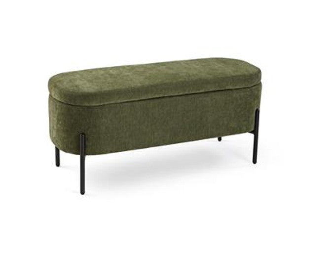 Panca Letto Imbottita Verde