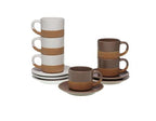 Set 6 Tazzine con Piatto