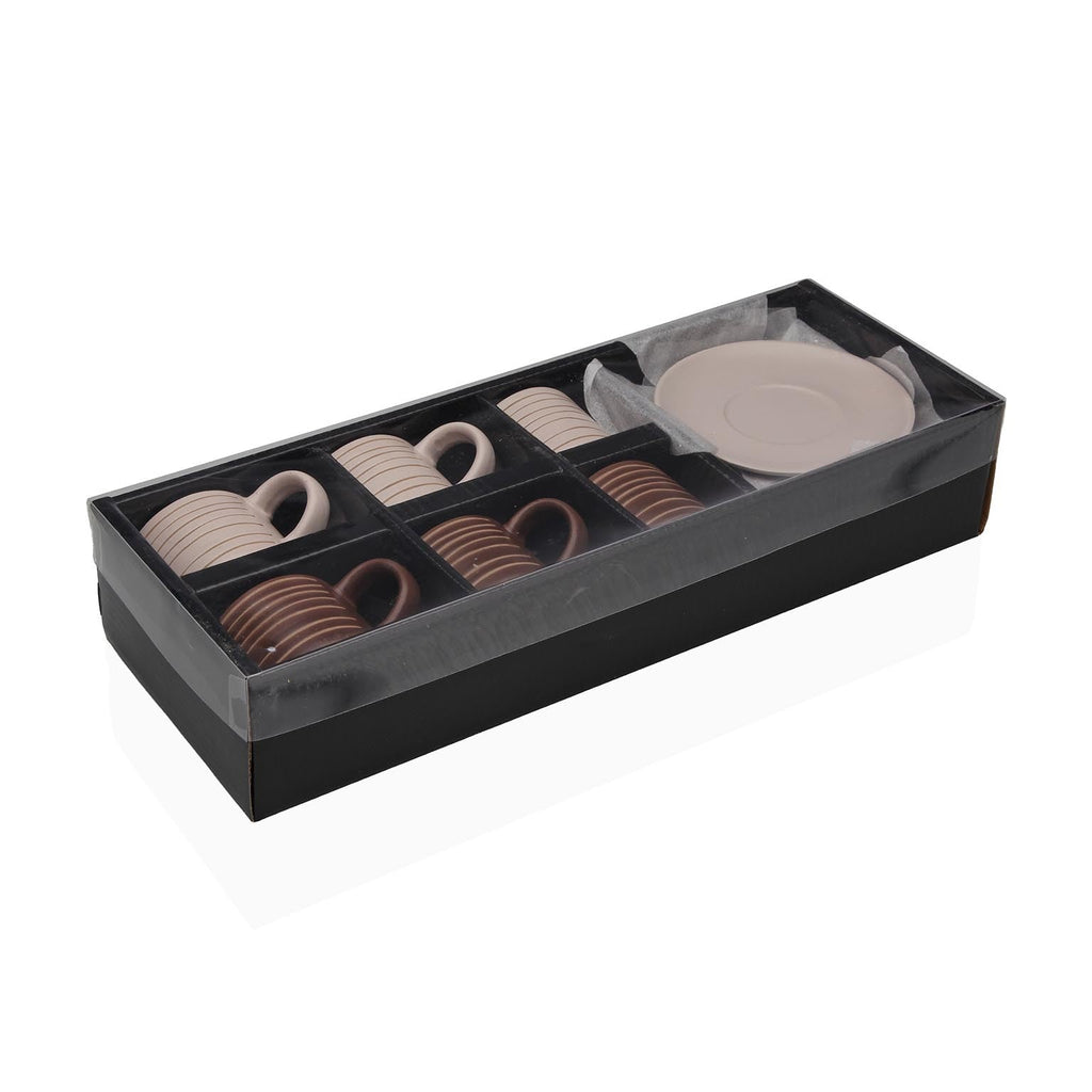Set 6 Tazzine con Piatto